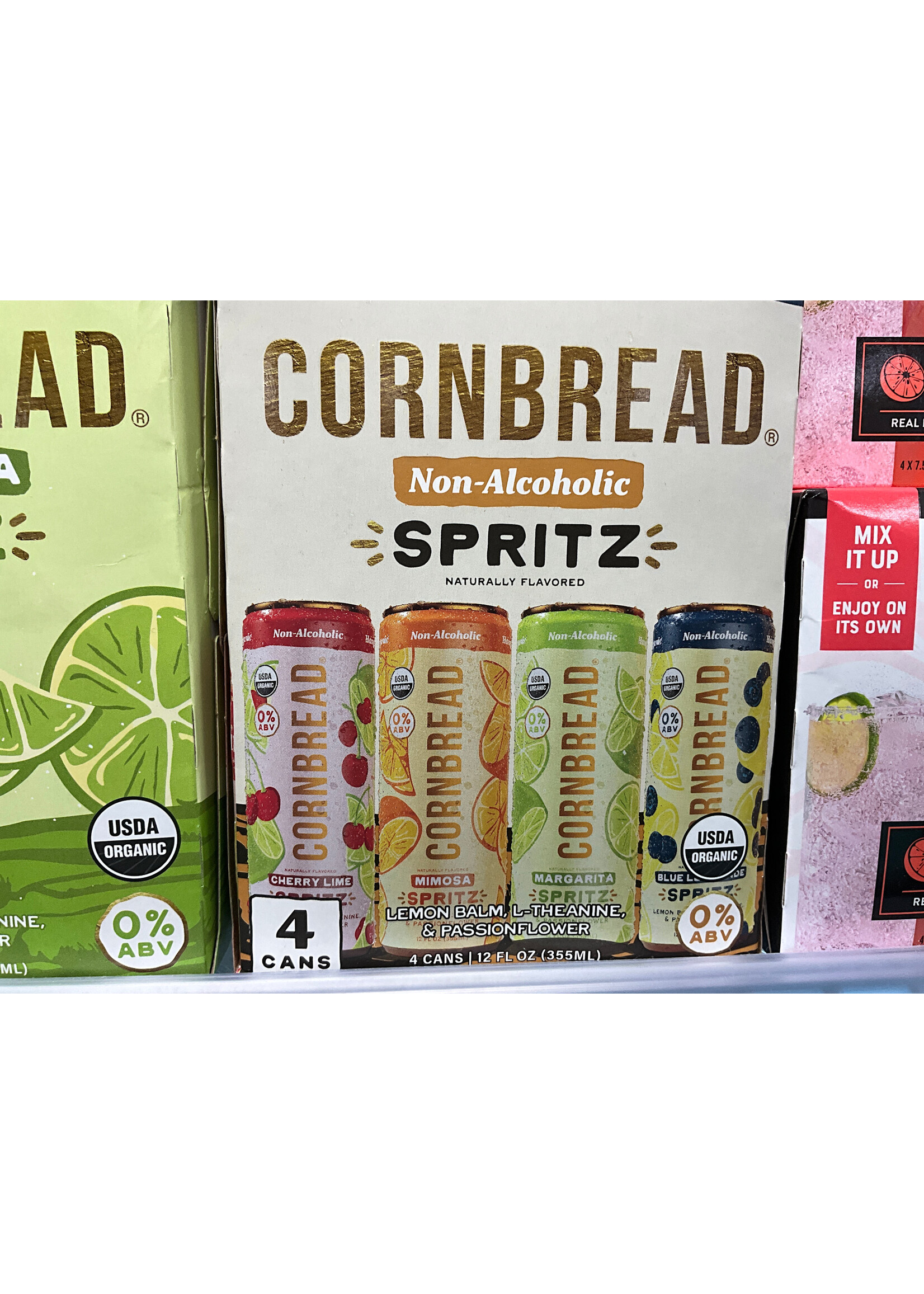 CORNBREAD VARIETY SPRITZ 4PK 12OZ