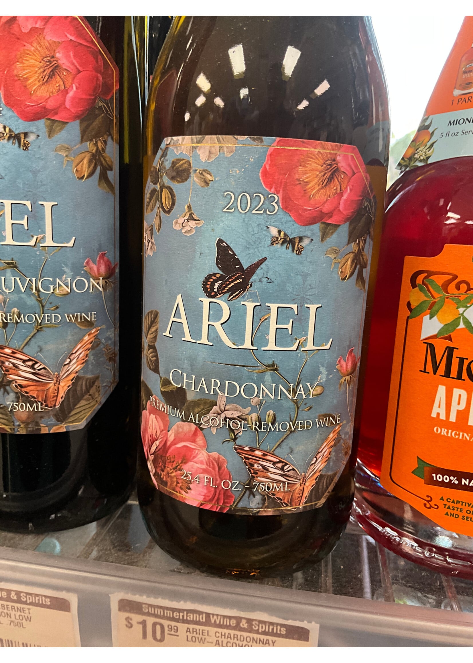 ARIEL	CHARDONNAY LOW-ALCOHOL	.750L