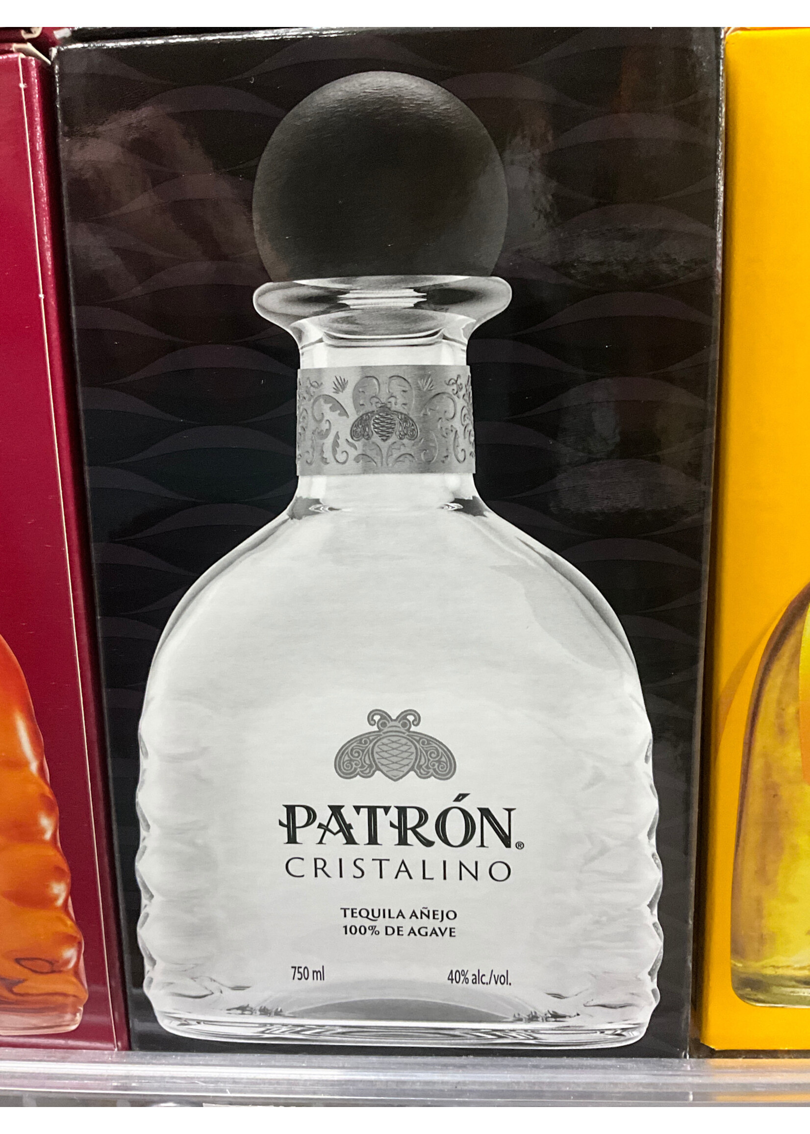 PATRON PATRON	ANEJO CRISTALINO	.750L