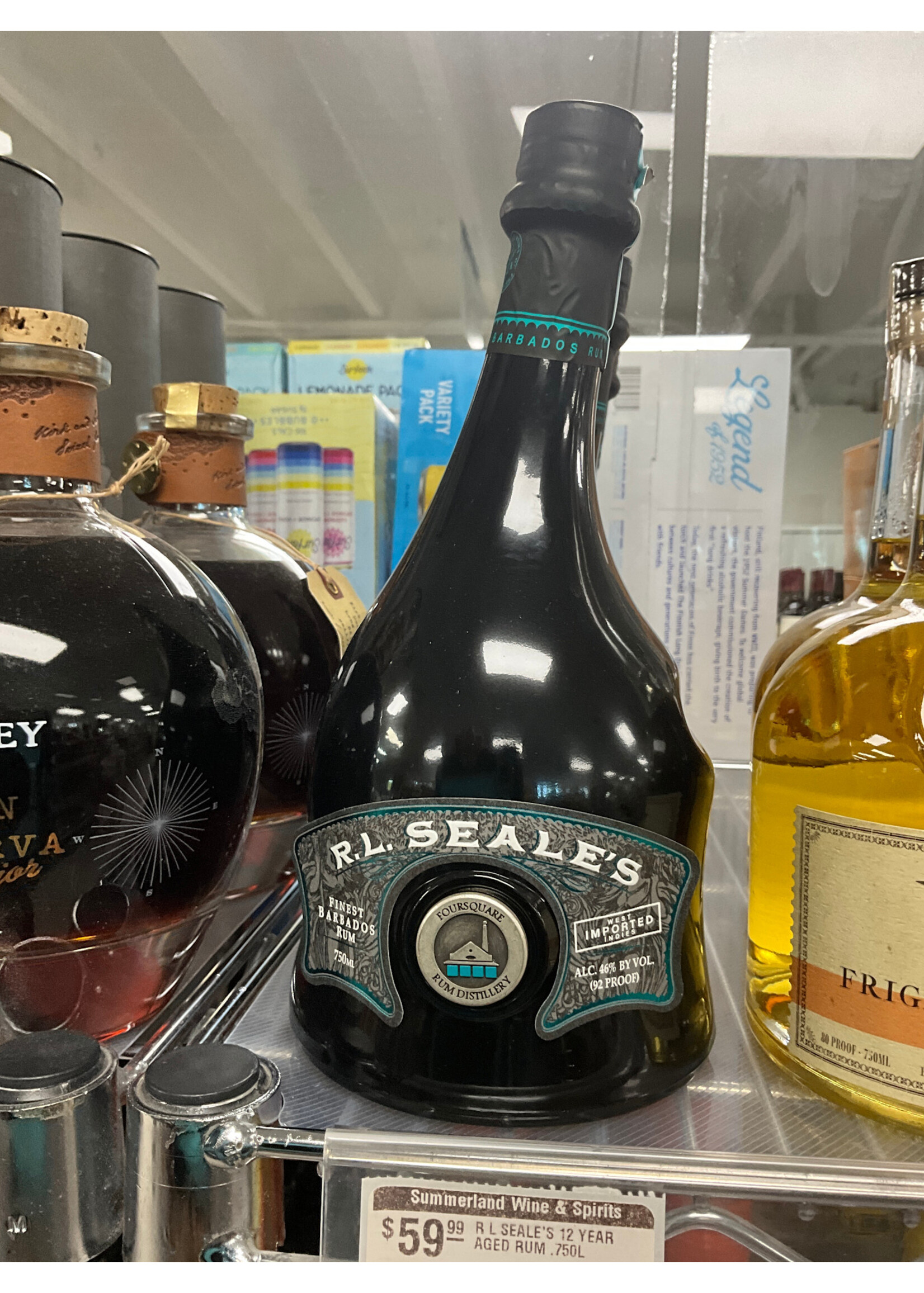 R L SEALE'S 12 YEAR AGED RUM .750L