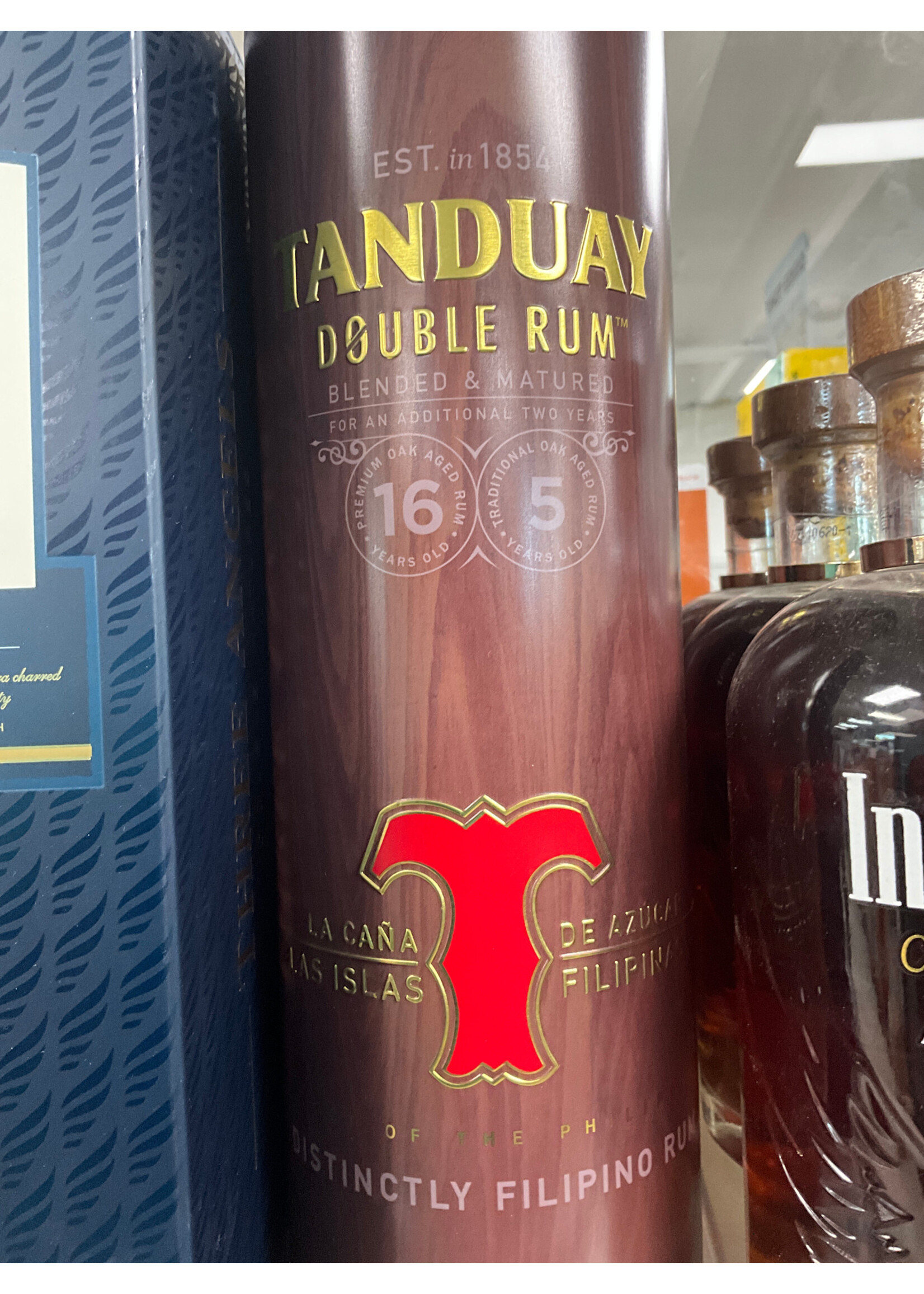 TANDUAY TANDUAY	DOUBLE RUM	.750L