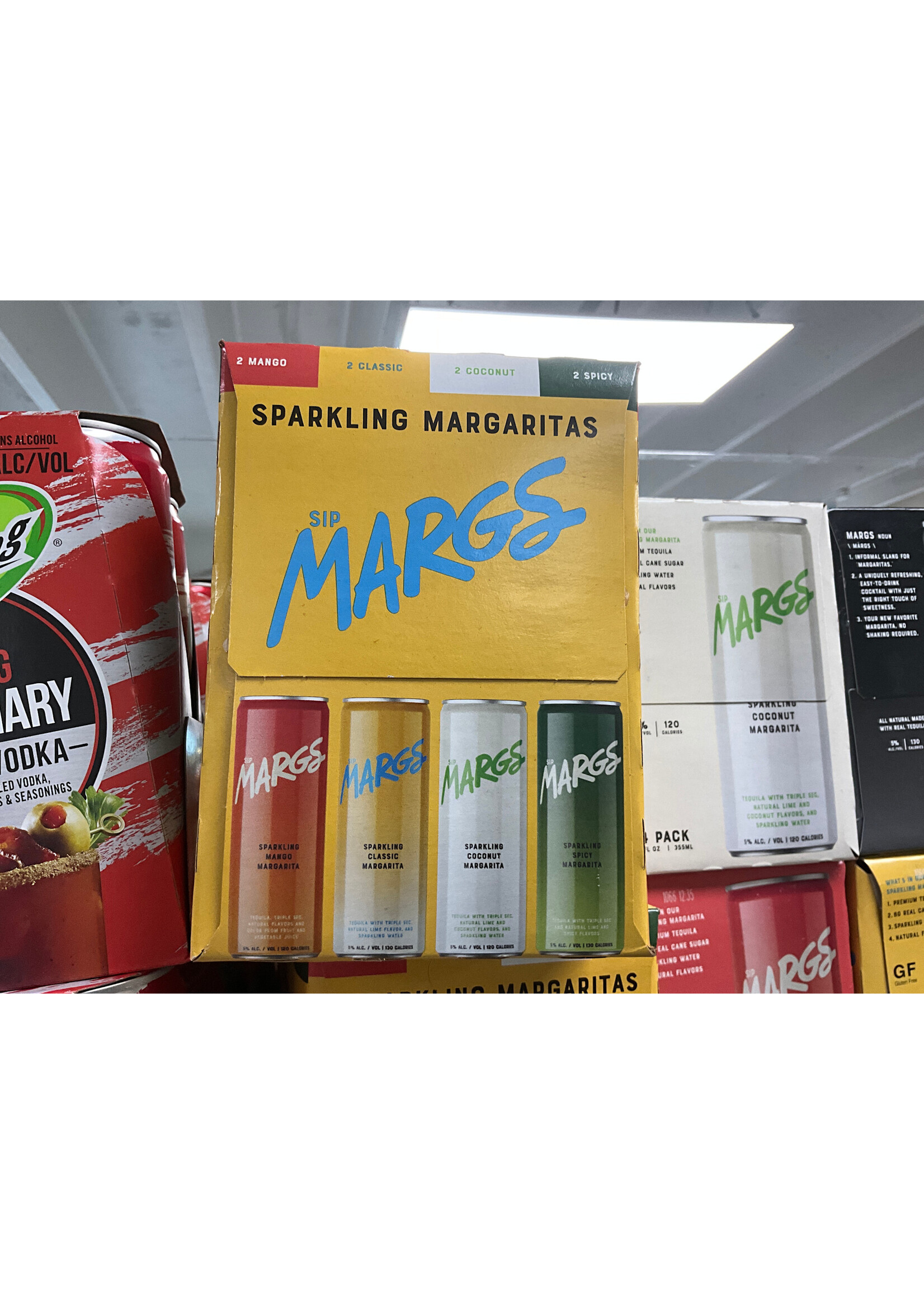 SIP MARGS VARIETY PACK 8PK CANS .355L