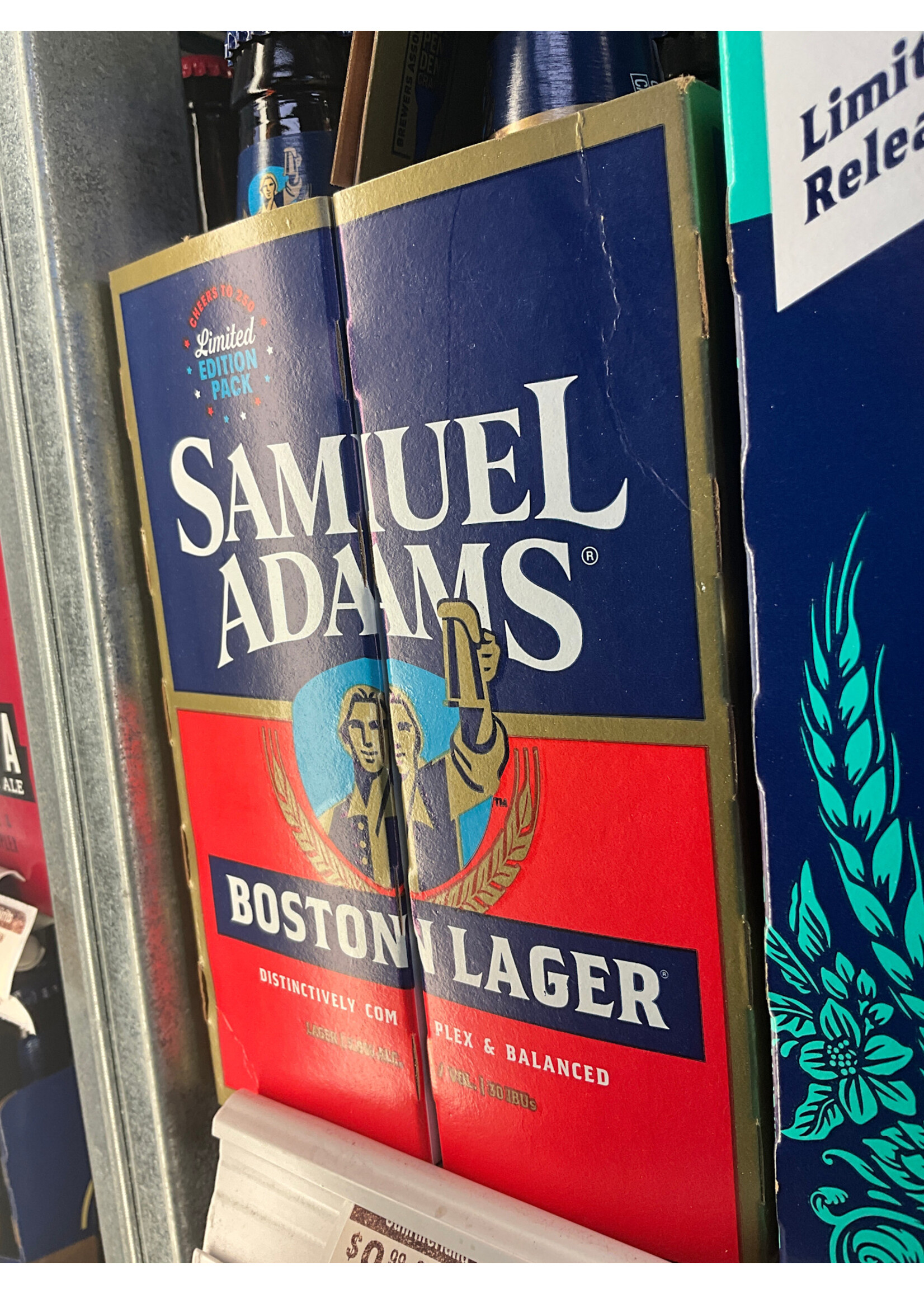 SAMUEL ADAMS SAMUEL ADAMS	BOSTON LAGER 6PK	12 OZ