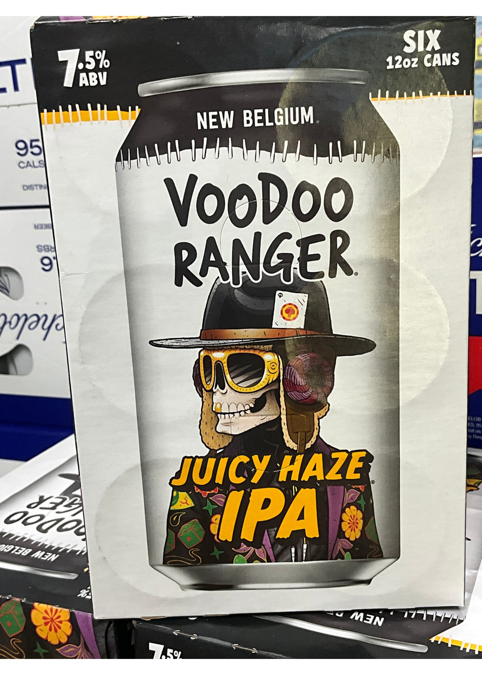 NEW BELGIUM NEW BELGIUM	VOODOO  RANGER JUICY HAZE IPA 6PK	12 OZ