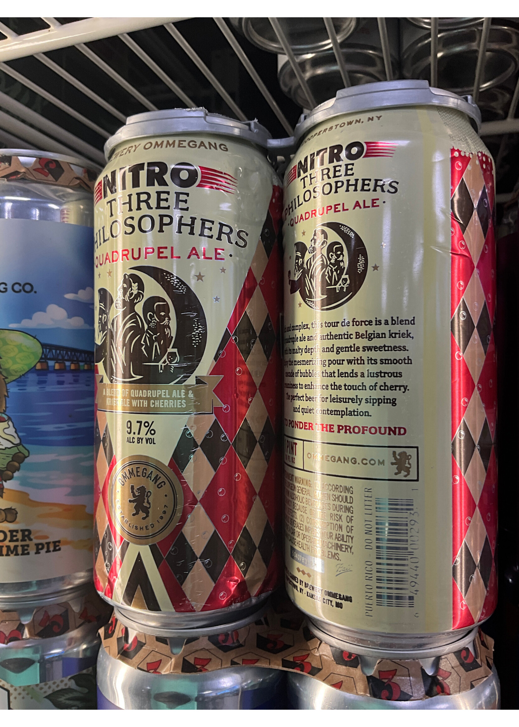 OMMEGANG OMMEGANG THREE PHILOSOPHERS 4PK 16OZ CANS