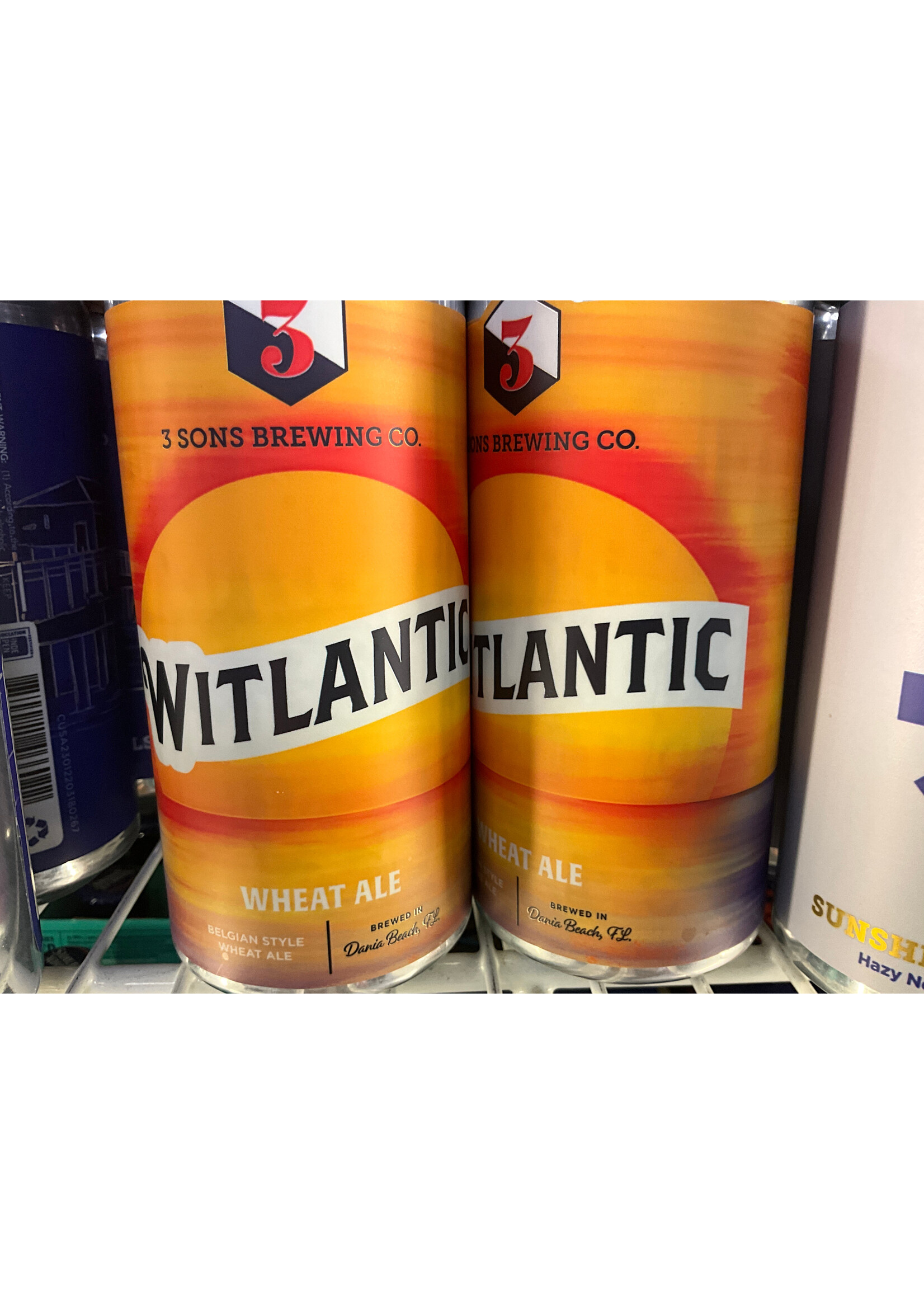 3 SONS WITLANTIC WHEAT ALE 4PK 16OZ