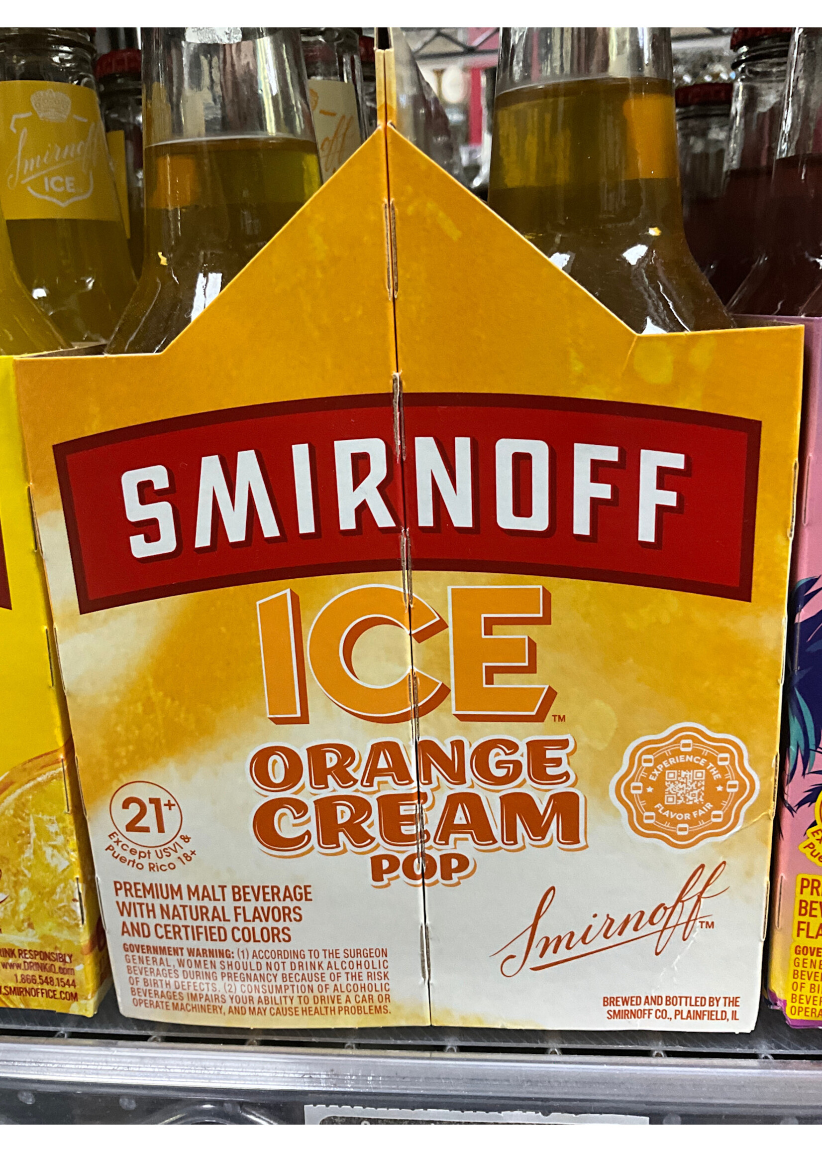 SMIRNOFF ICE SMIRNOFF ICE ORANGE CREAM POP  6PK 11.2OZ