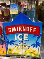 SMIRNOFF ICE SMIRNOFF ICE	BLUE RASPERRY 6PK	11.2 OZ