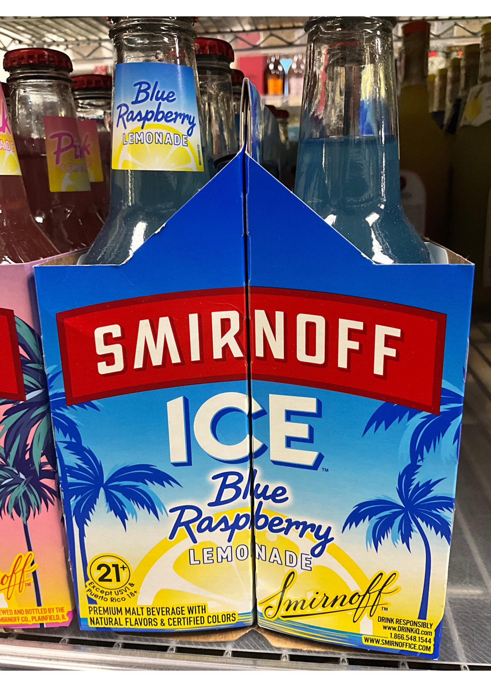 SMIRNOFF ICE SMIRNOFF ICE	BLUE RASPERRY 6PK	11.2 OZ