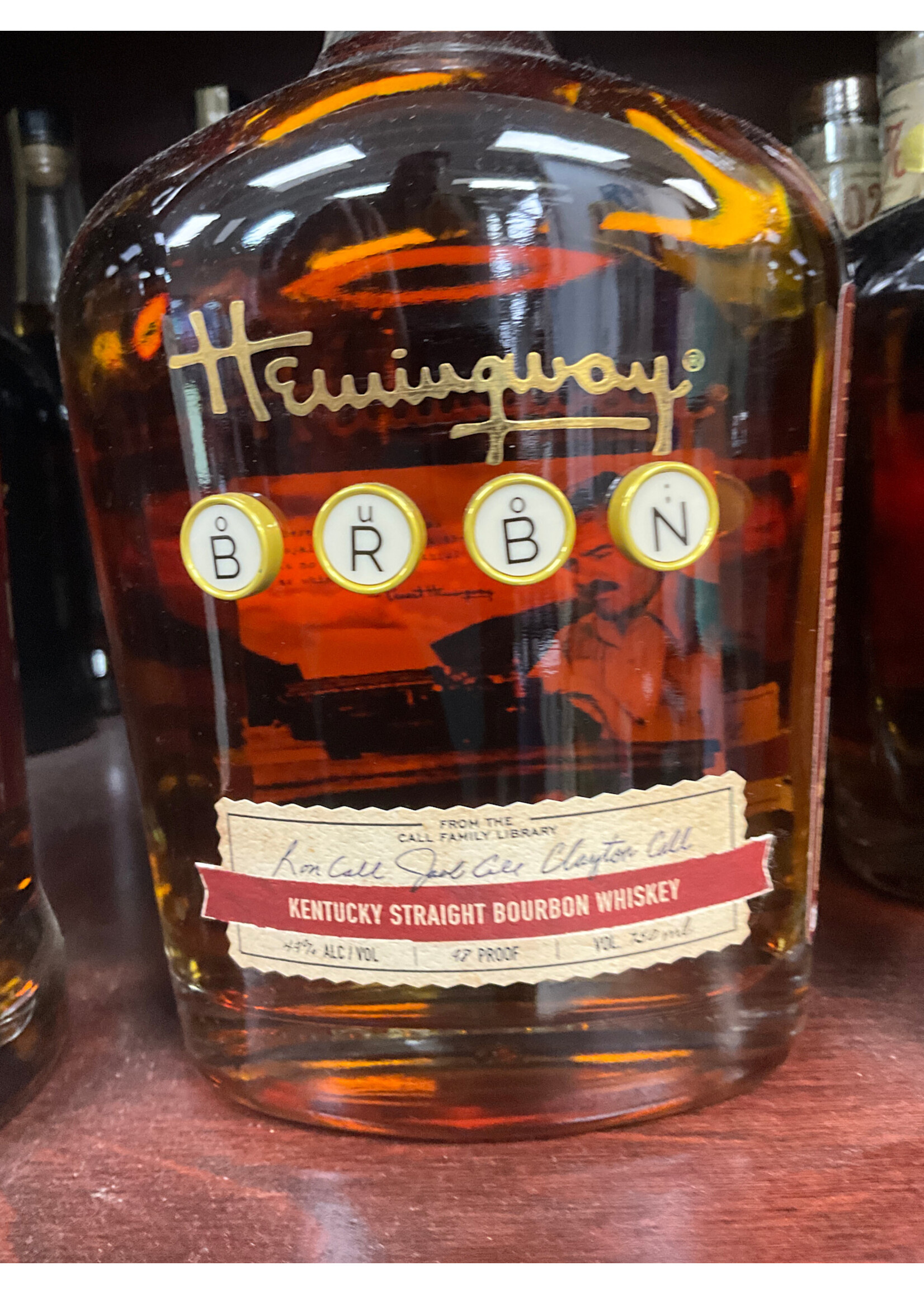 HEMINGWAY STRAIGHT BOURBON WHISKEY  .750L