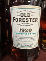 OLD FORESTER OLD FORESTER	BOURBON 1920	.750L