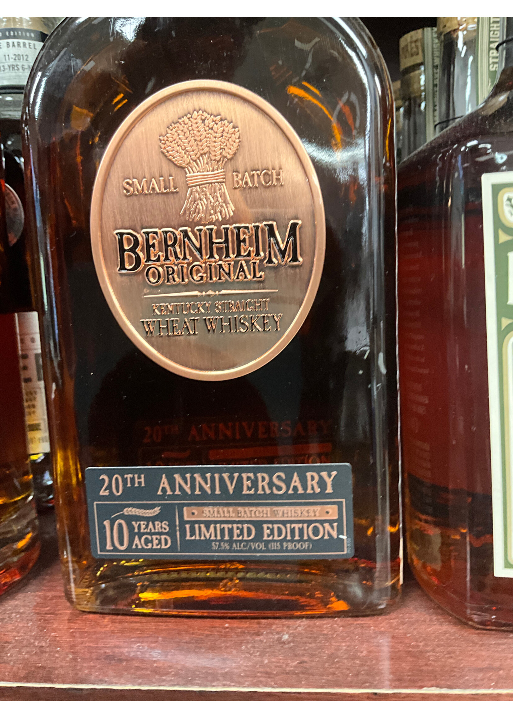 BERNHEIM ORIGINAL WHEAT WHISKEY BARREL PROOF 10YR .750L