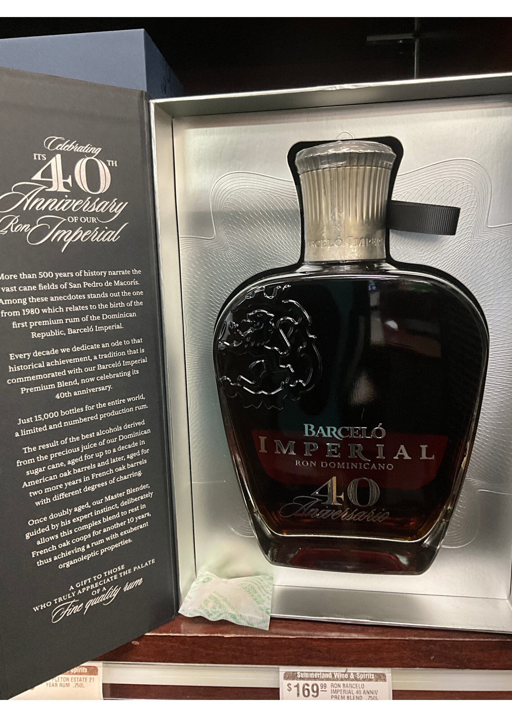 RON BARCELO IMPERIAL 40 ANNIV PREM BLEND  .750L