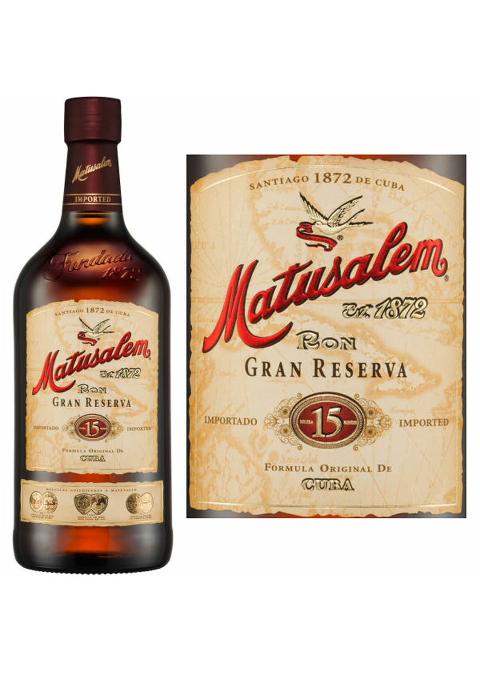 RON MATUSALEM RON MATUSALEM	15 YR GRAN RESERVA	.750L
