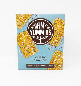 Oh My Yummies Oh My Yummies - Superfood Crackers, Classic (130g)