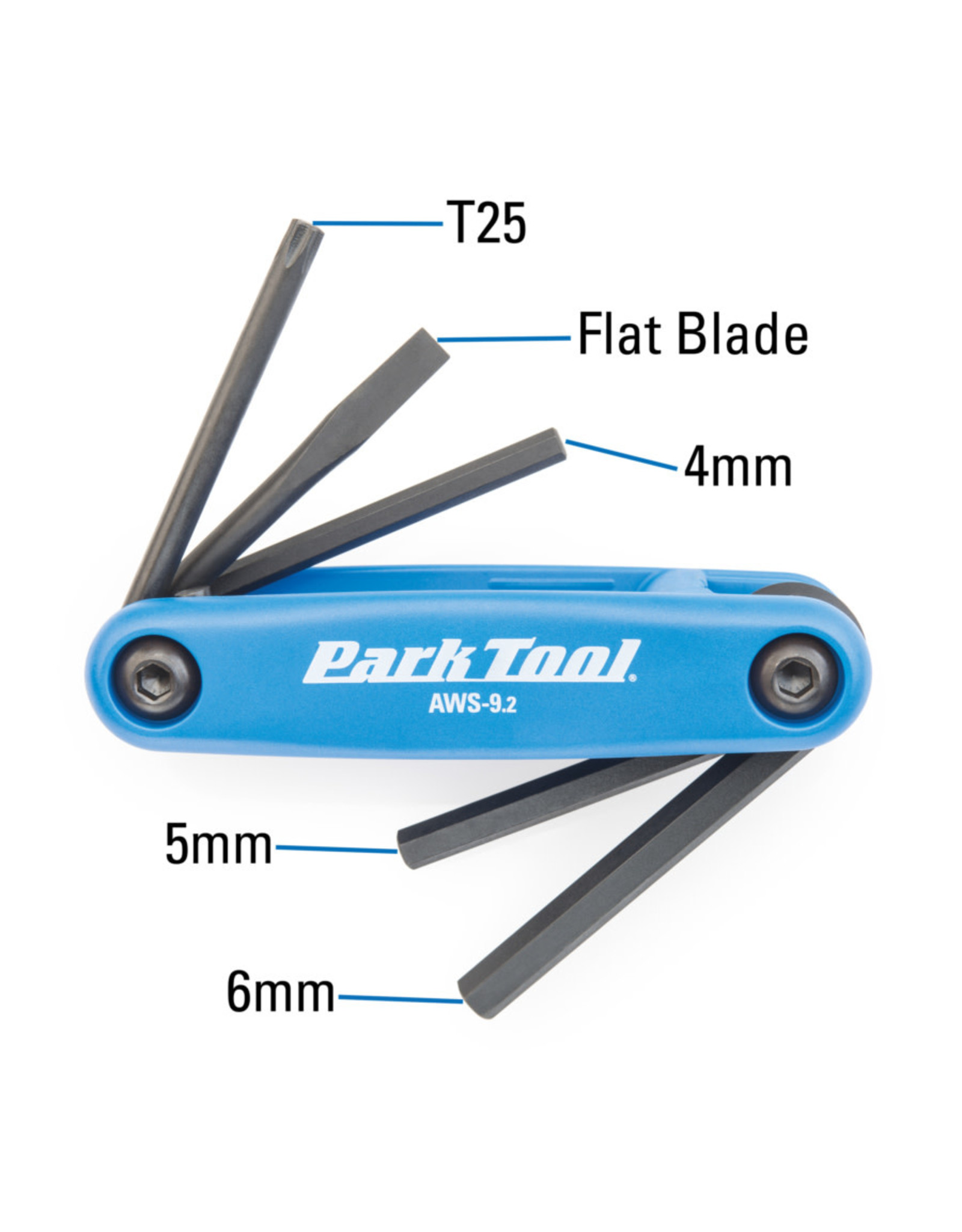 Park Tool Park Tool AWS-9.2 Allen key 4 to 6 mm, torx, flat