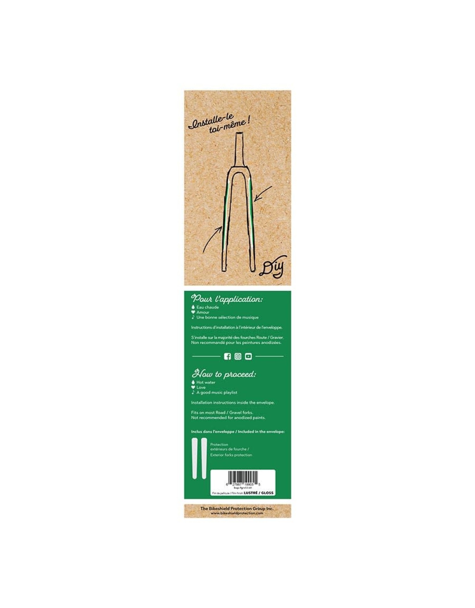 Bikeshield Diy road/gravel fork protection