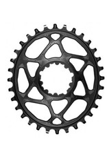 Absolute Black Chainring Absolute Black oval SRAM boost