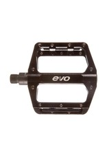 Pédales Evo MX-6 plateformes alu axe chromo noir