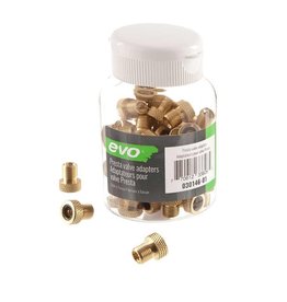 Presta valve adapter brass (each)