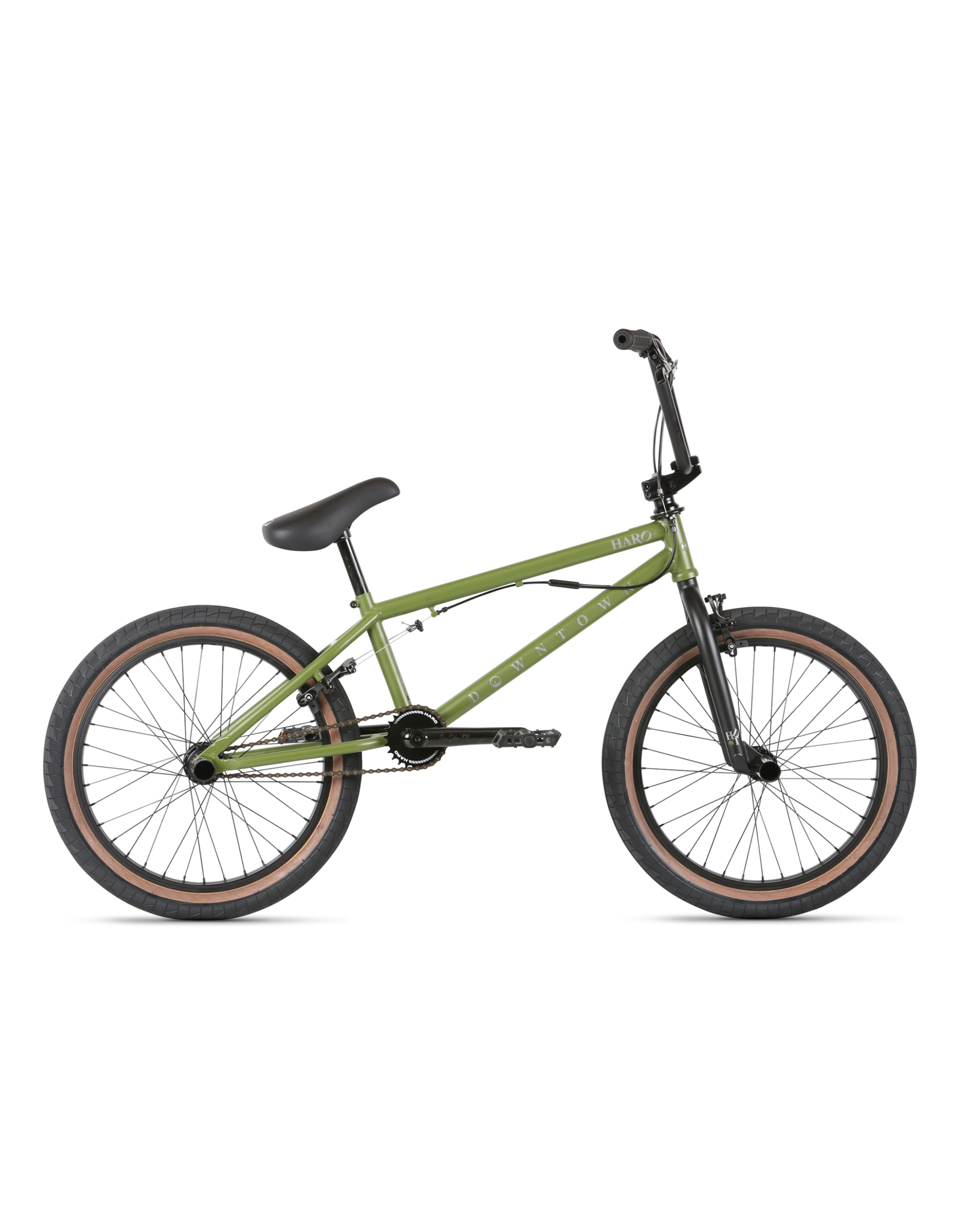 Haro Bikes 2021 Haro Downtown DLX 20.5TT matte green army