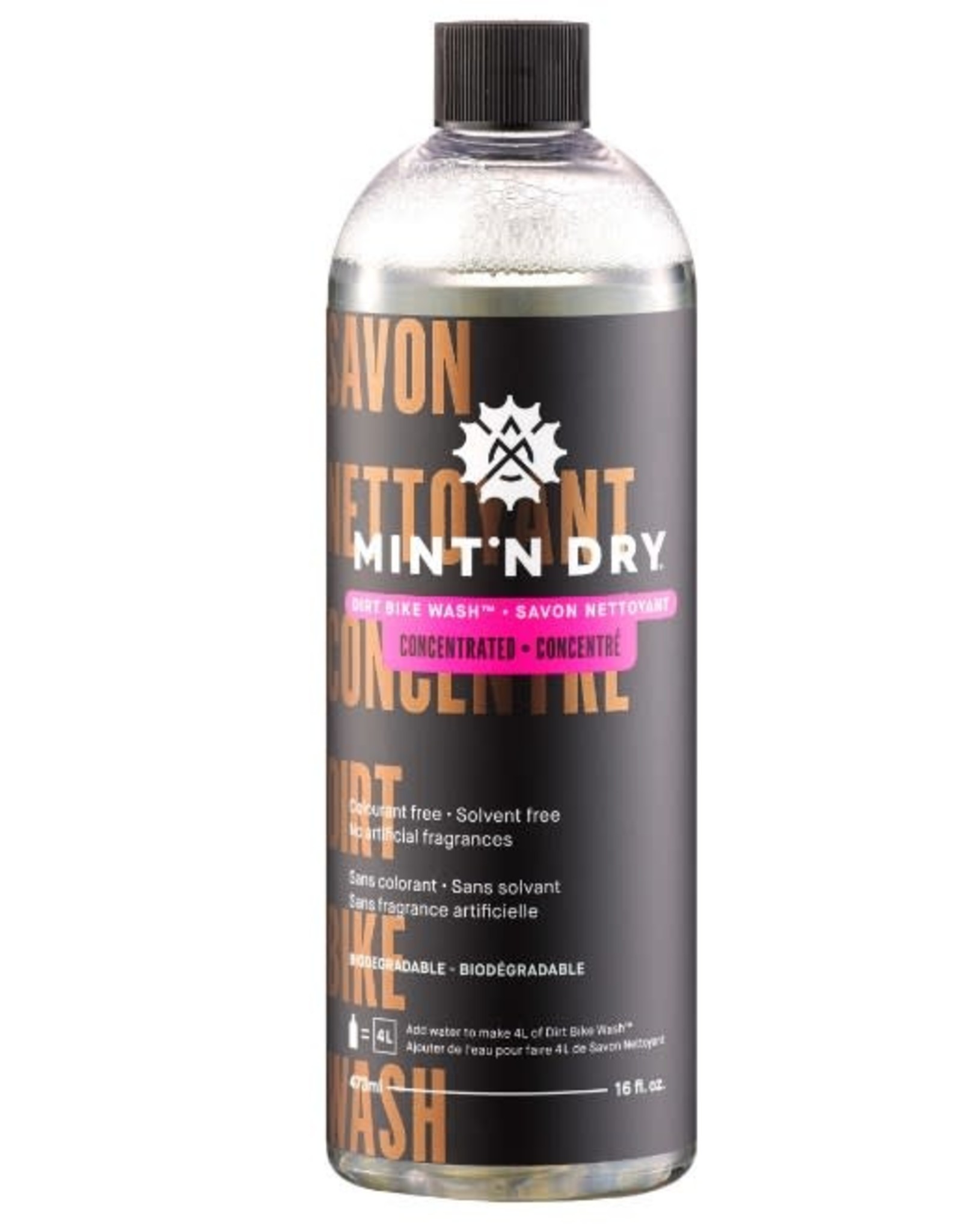 MINT'N DRY Savon MINT'N DRY nettoyant pour la boue concentré 473ml=4L