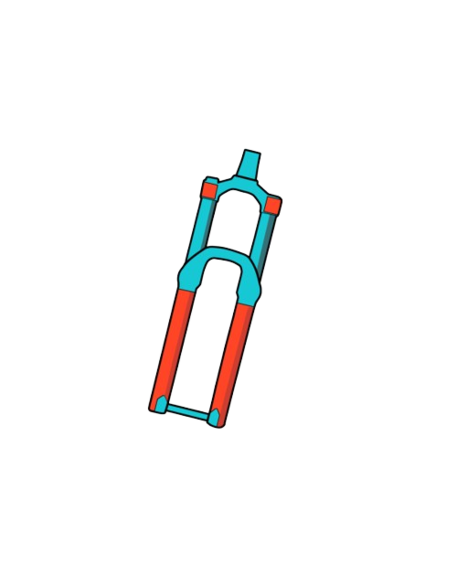 Ridewrap RideWrap Covered Mountain Bike Fork Protection