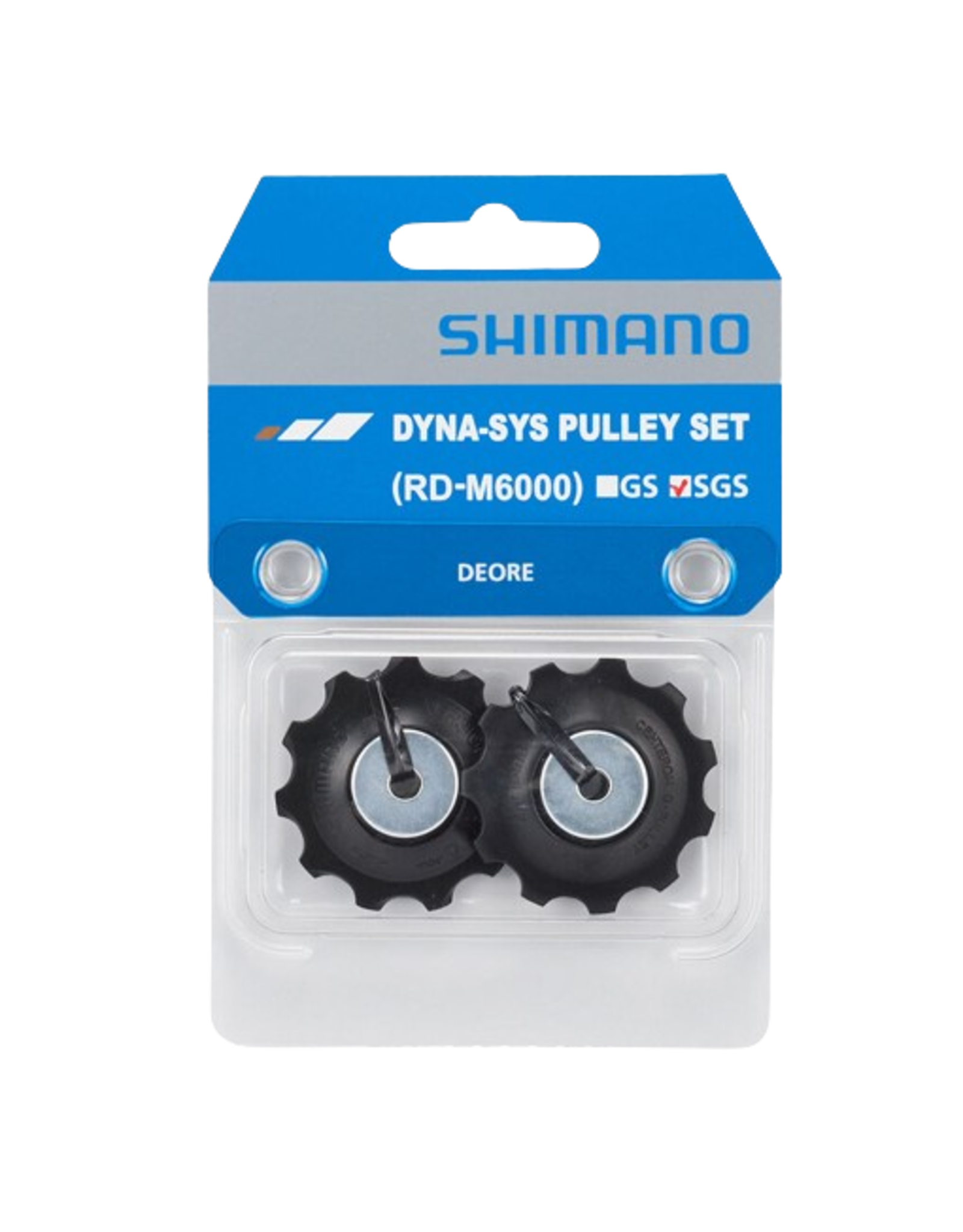 Shimano Ensemble de galets pour dérailleur arrière Shimano RD-M6000 SGS (Deore 10 vitesses)