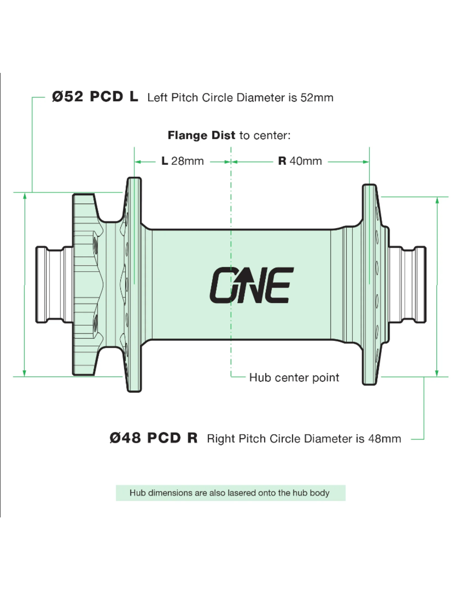 OneUp Moyeu avant OneUp Components