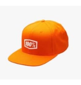 100% Casquette 100% ICON Youth snapback orange O/S