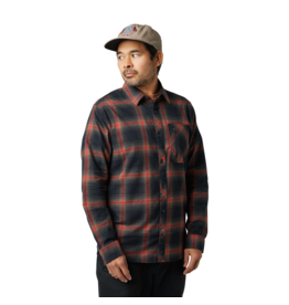 Fox Racing Gamut Stretch Fox Flannel Shirt Copper Med