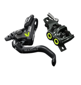 Magura Frein hydraulique Magura MT7 Pro noir/jaune (4 pistons) avant/arrière 1700mm