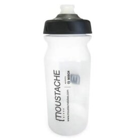 Moustache Moustache transparent water bottle