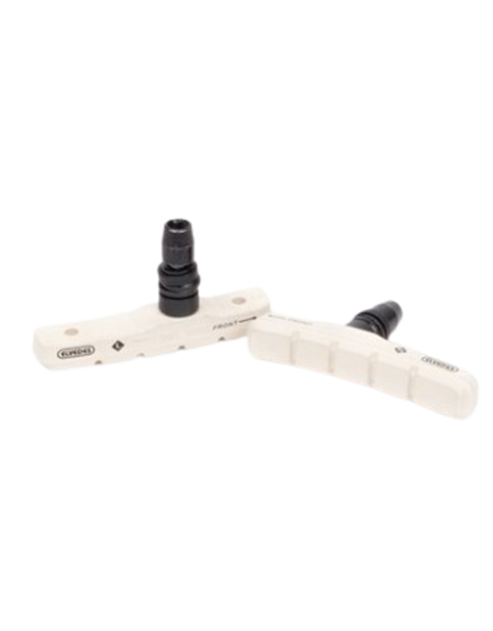 Elvedes Patins de frein Elvedes V-Brake blanc 72mm