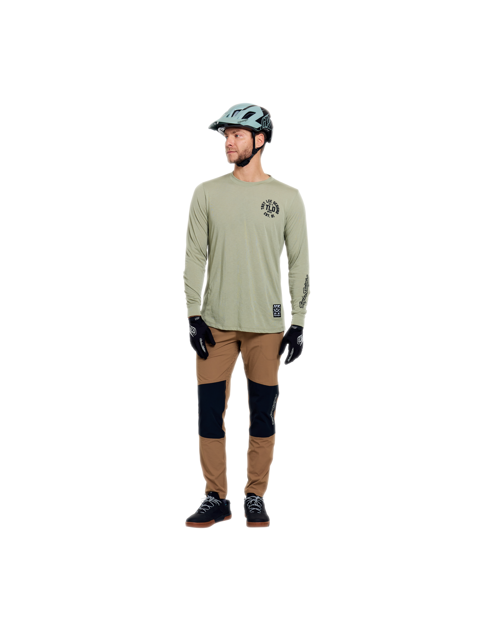 Troy Lee Designs Troy Lee Designs Skyline Ride Stamps LS Jersey Men