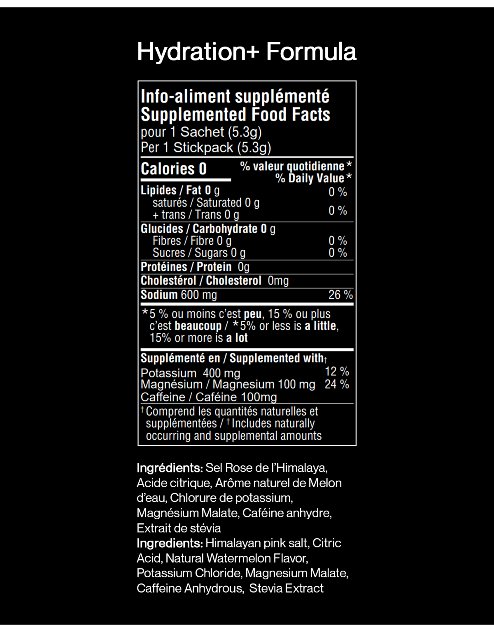 Dusk Seau de 30 sachets d'électrolytes Dusk Hydratation +