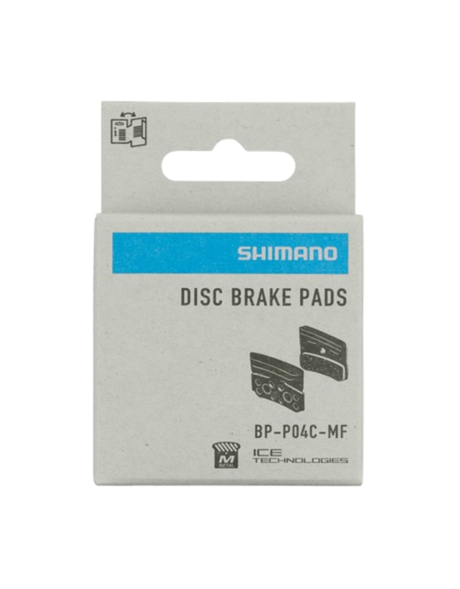 Shimano Plaquettes de frein Shimano P04C-MF Ice Tech métal