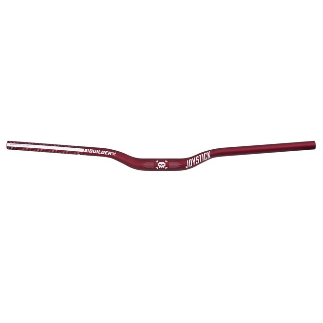 Builder Handlebars - Anodized Red, 31.8 clamp, 800mm wide 20mm rise