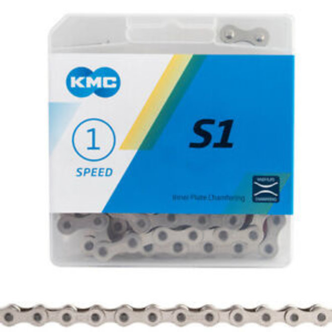 KMC S1 Silver chain single speed