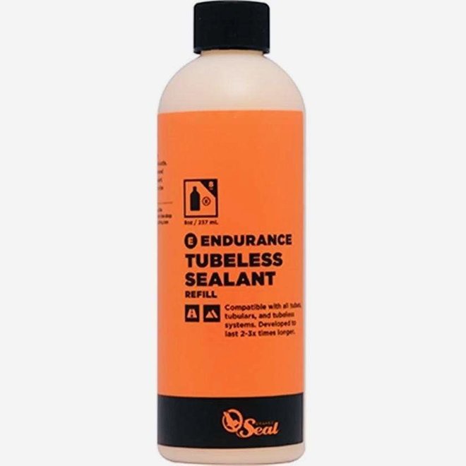Orange Seal Cycling Tire sealant Refill 8 oz / 236 ml
