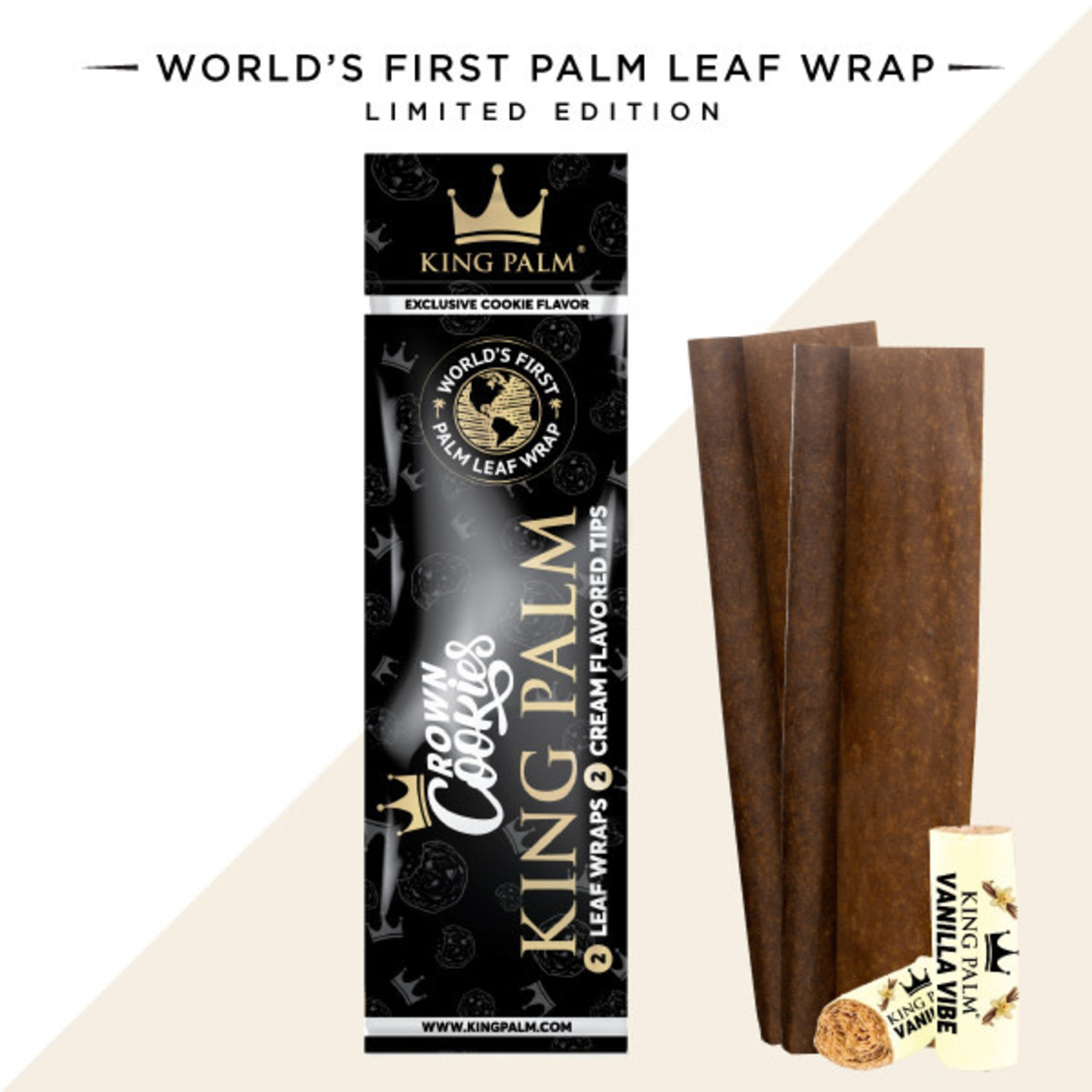 King Palm King Palm Palm Leaf Wrap + Filters - Crown Cookie