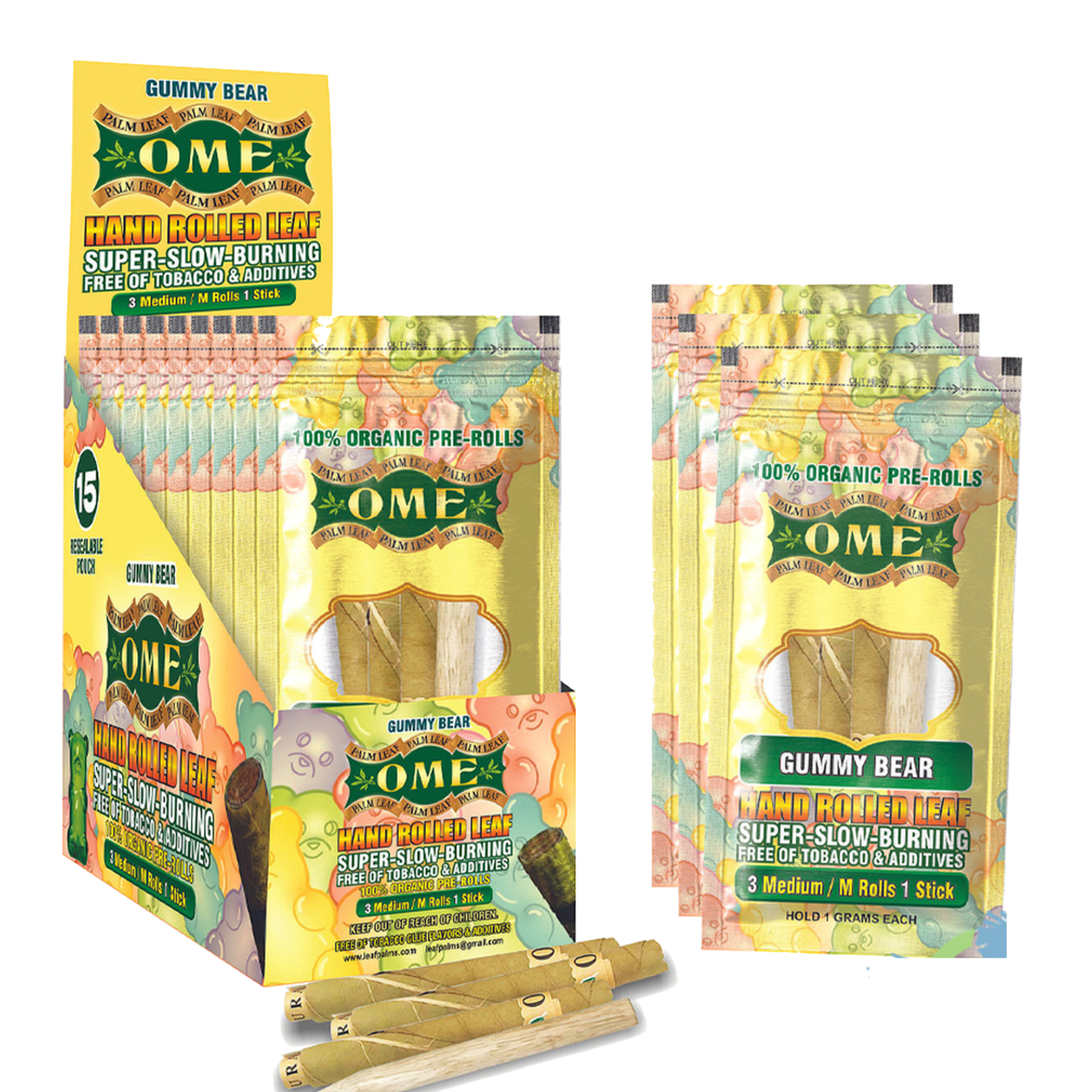 OME Natural Palm Leaf OME Organic Palm Leaf Wraps