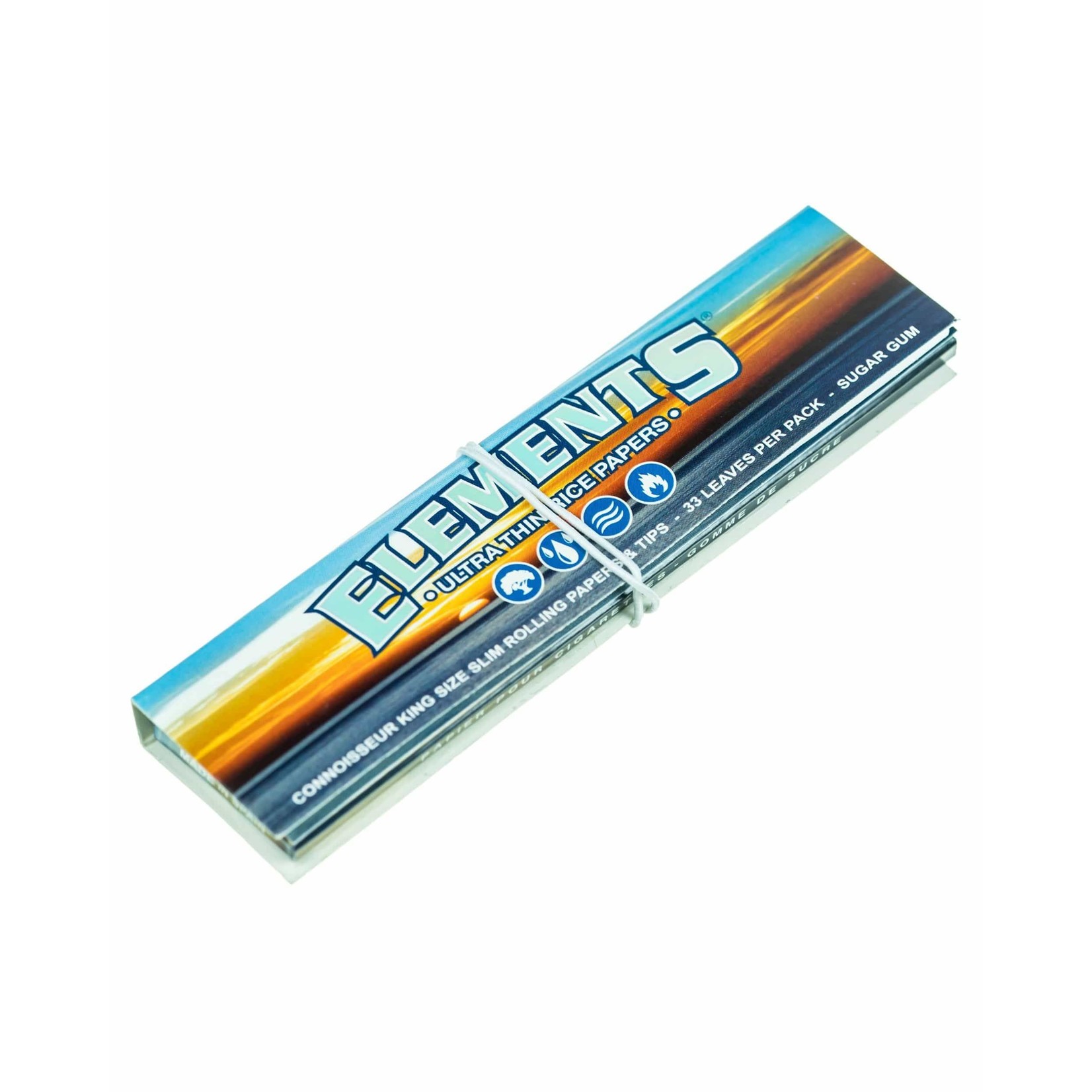 Elements Elements Connoisseur King Size Slim Rice Papers + Tips