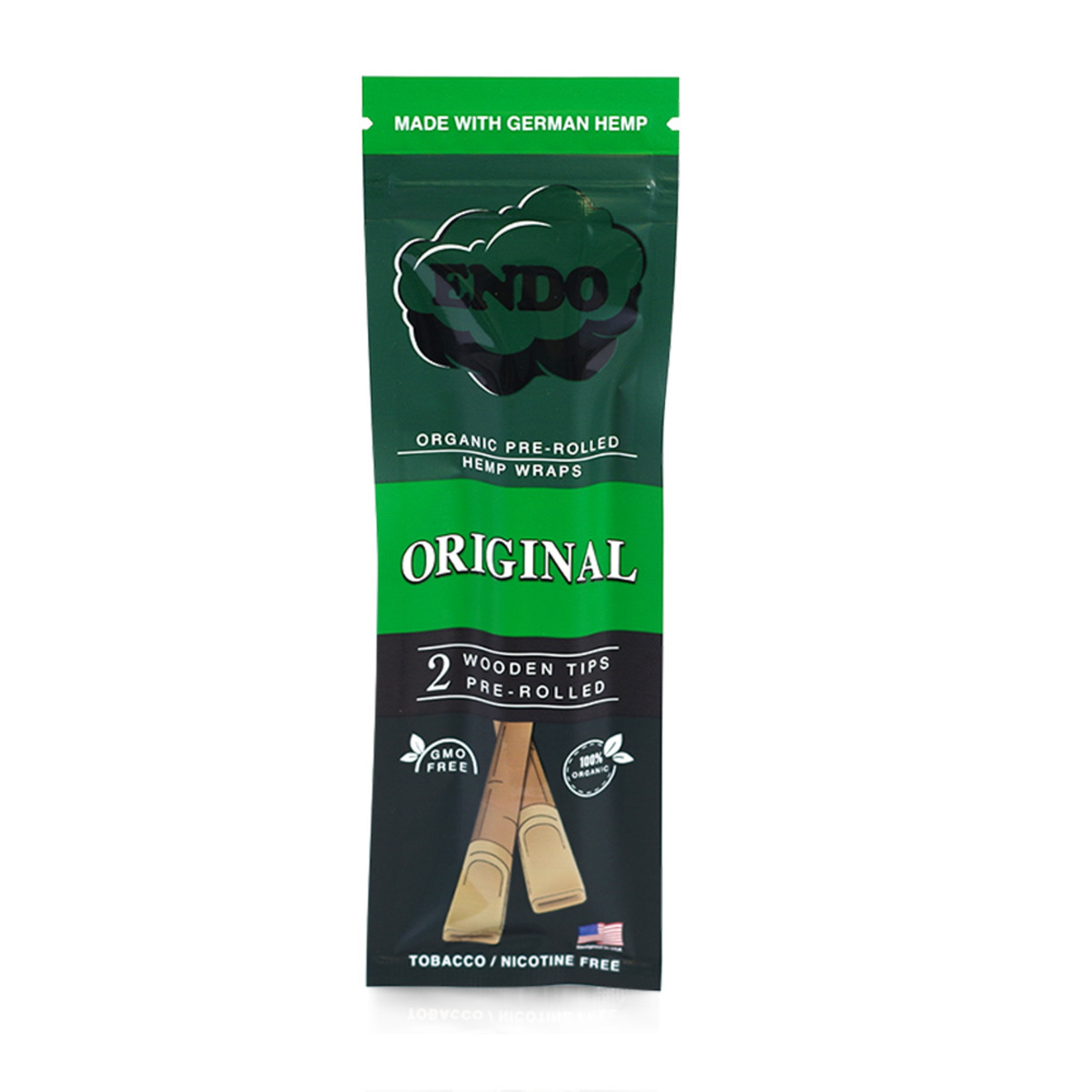 Endo Endo Organic Hemp Pre Rolled Wraps - Original