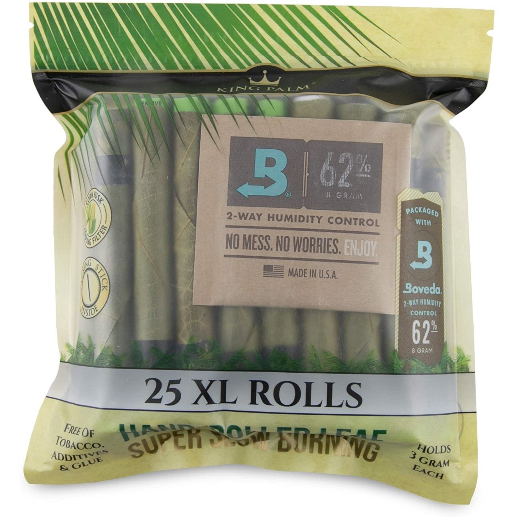 King Palm King Palm 25 XL Palm Leaf Rolls