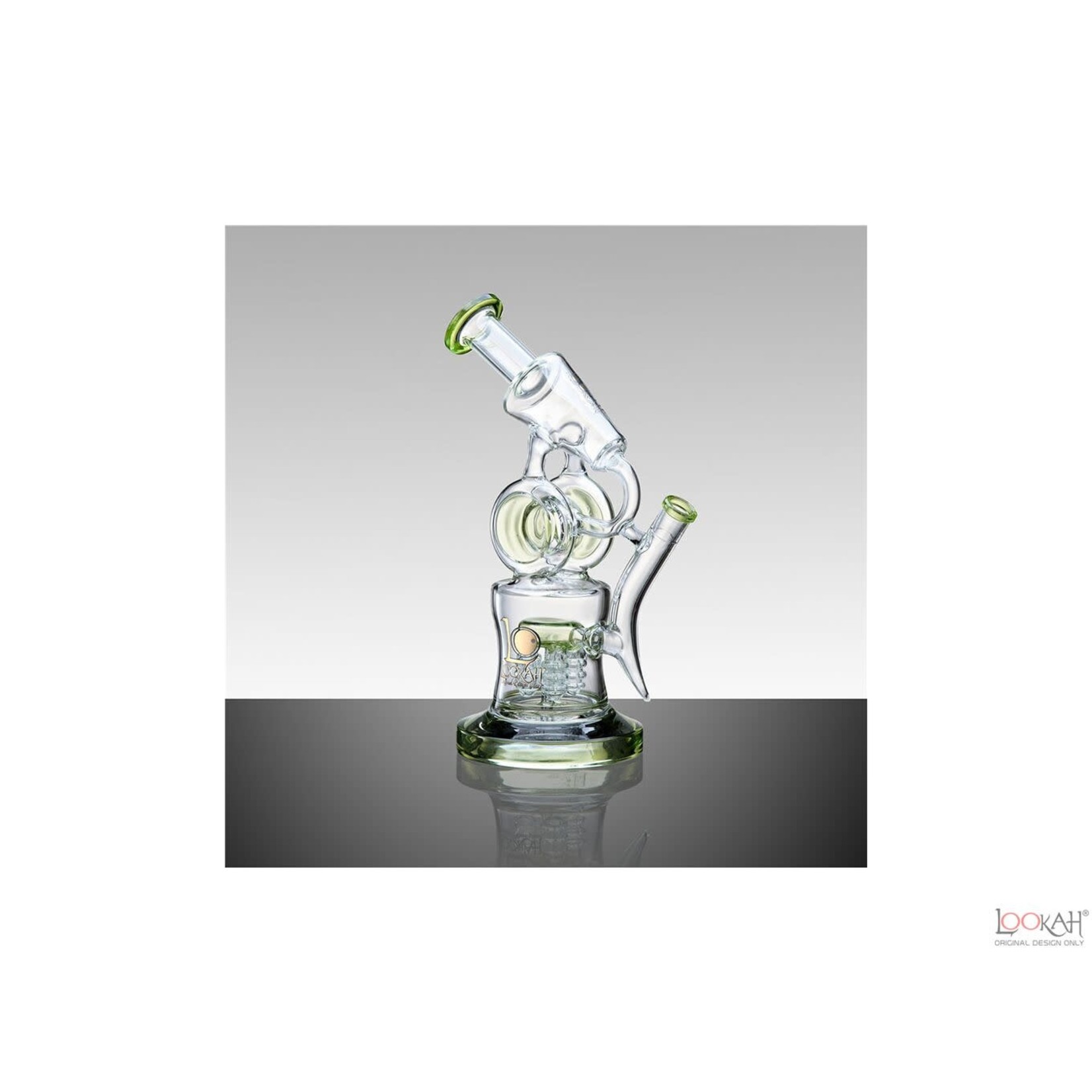 LOOKAH LOOKAH 10.9" Water Pipes Recycler Glass Bong