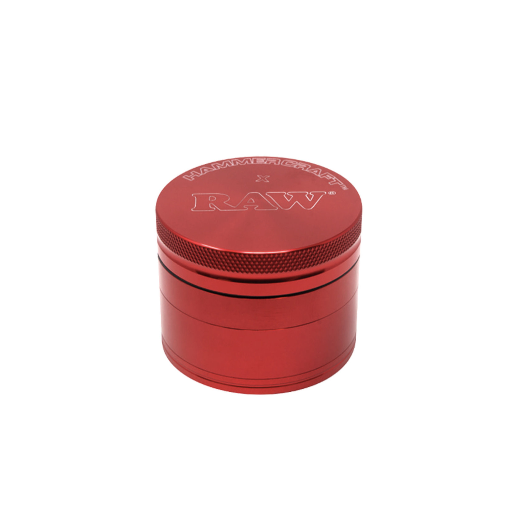 RAW RAW X Hammercraft  4-Piece Grinder - Red - 55mm