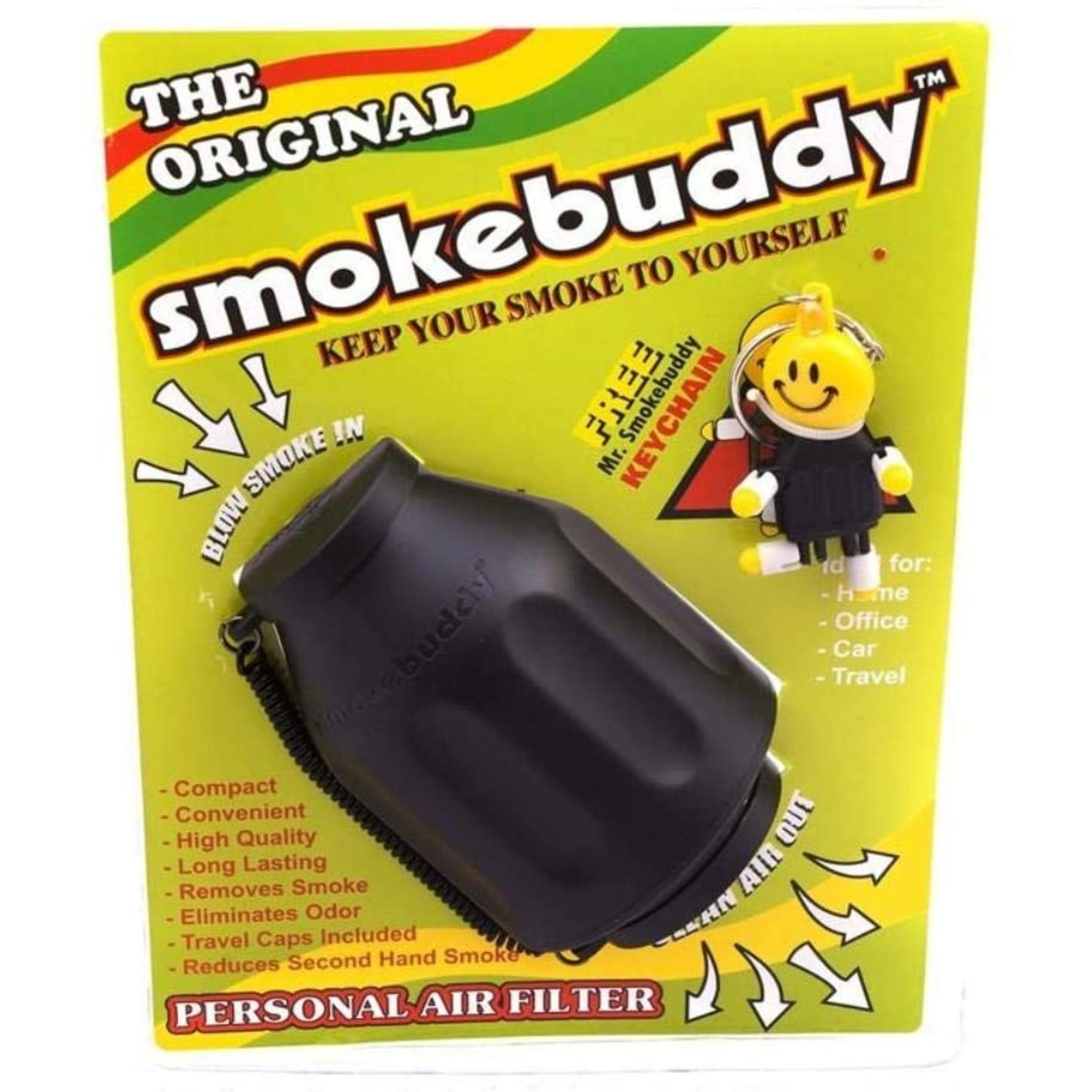 Smoke buddies Smoke Buddy 0159-BLU Personal Air Filter, Blue