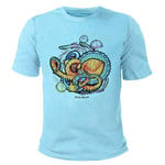 Pulsar Pulsar Cotton T-Shirt Psychedelic Octopus by Amberly Downs