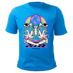 Pulsar Pulsar Cotton T-Shirt Meditation by Julian Akbar